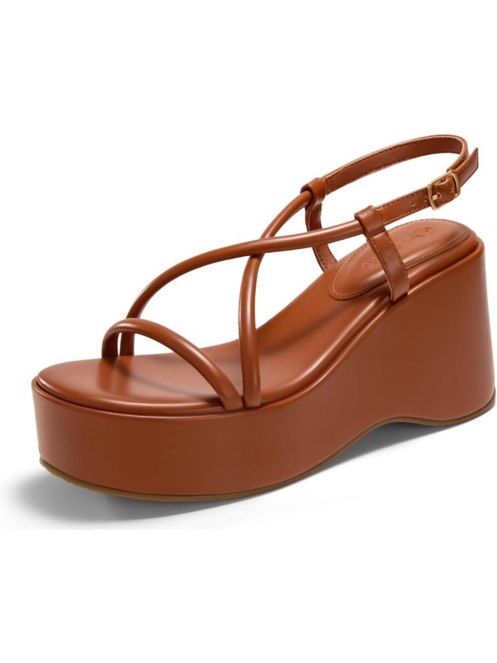 Stylish Women's Platform Wedge Slingback Sandals - Comfortable Summer Footwear